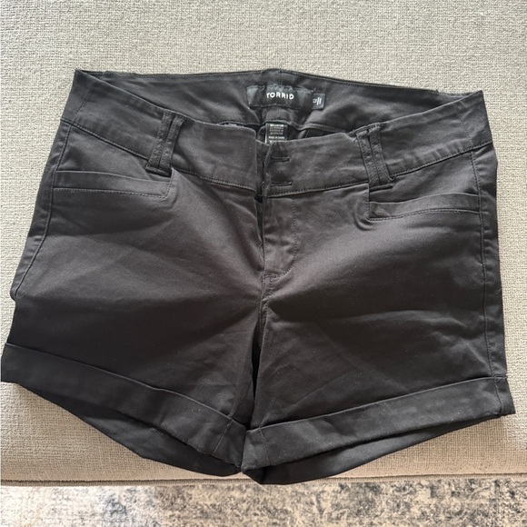 torrid Pants - Torrid High Waist Black Shorts